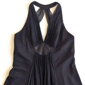 Citrine of Canada Black High-low Cocktail Evening Dress Women's Size 10